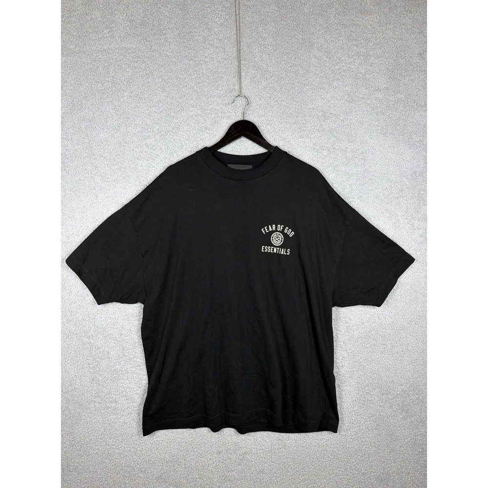 Fear of God Essentials Jersey‎ Crewneck T-Shirt Black Size M